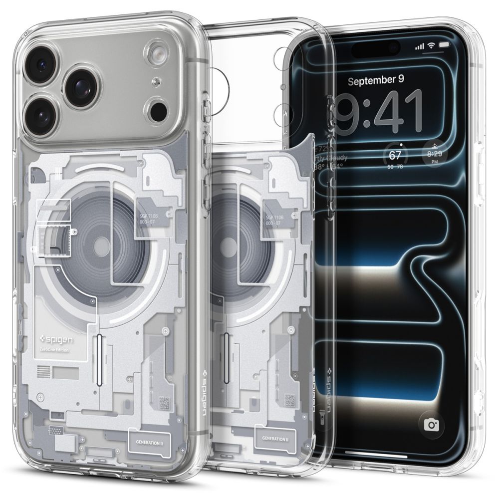 Spigen Ultra Hybrid MagSafe Zero One maciņš iPhone 18 Pro / 17 Pro, balts