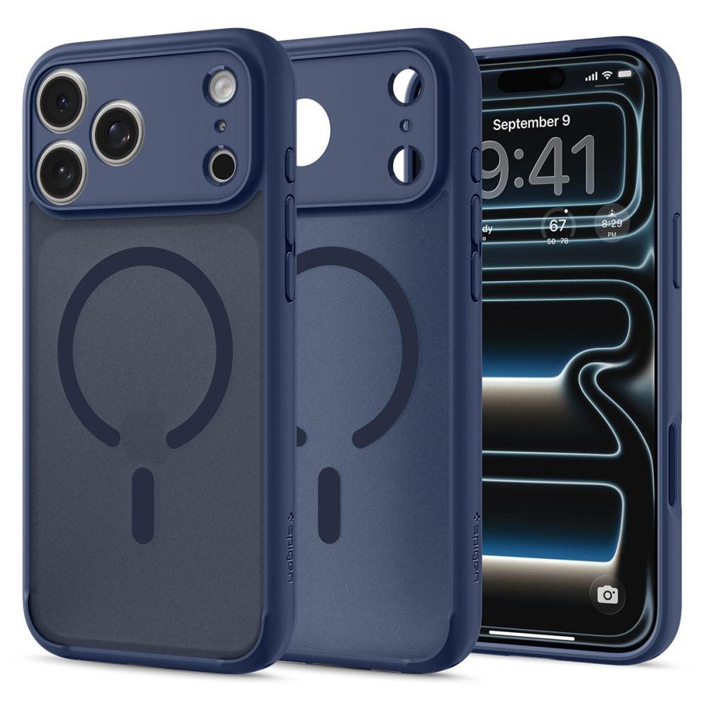 Spigen Ultra Hybrid MagSafe maciņš iPhone 18 Pro Max / 17 Pro Max, tumši zils