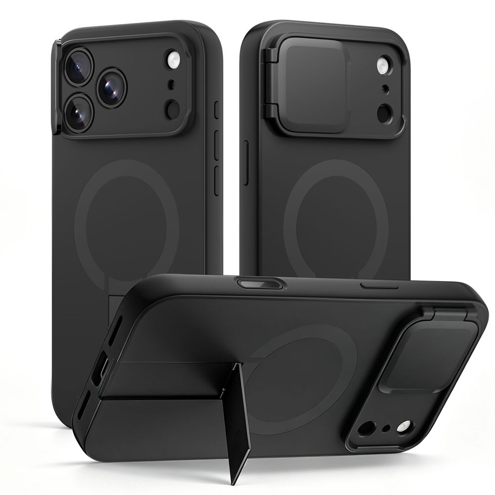 Tech-Protect Kevlar Aura MagSafe maciņš, paredzēts iPhone 18 Pro Max / 17 Pro Max, melns