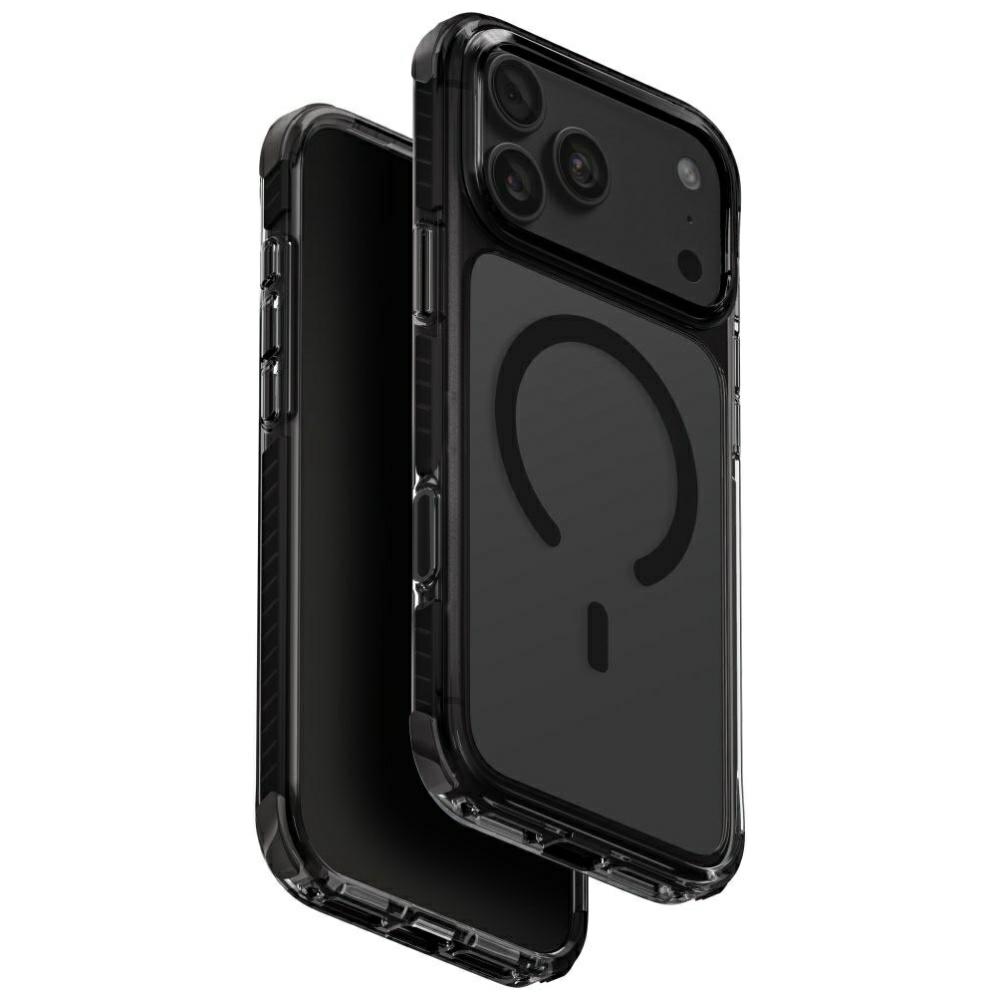 Uniq Combat Magclick Charging vāciņš iPhone 18 Pro Max / 17 Pro Max – melns