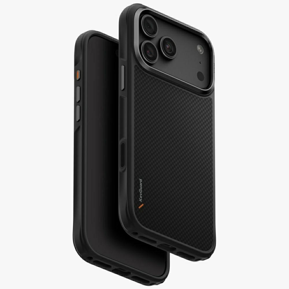 Uniq Keva Magclick Charging vāciņš iPhone 18 Pro Max / 17 Pro Max – melns