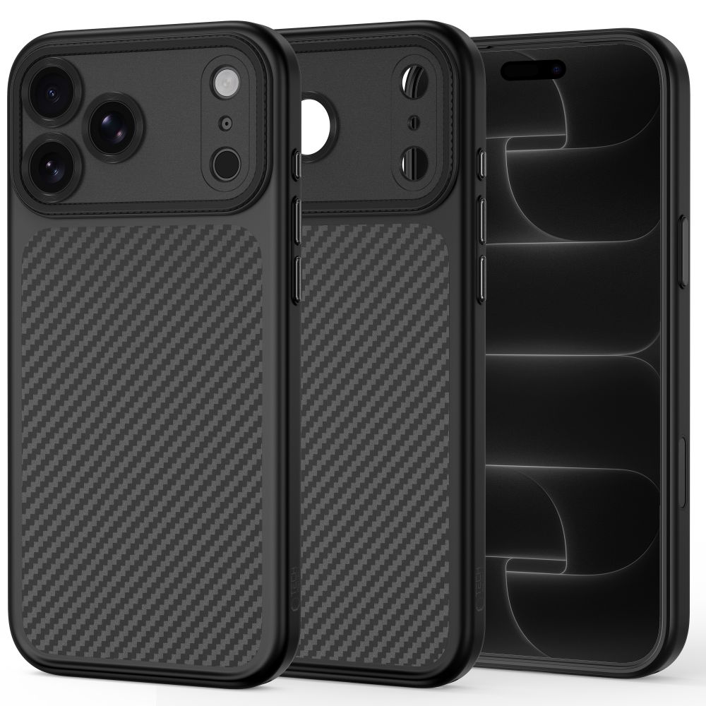 Tech-Protect MagCam MagSafe Carbon Case for