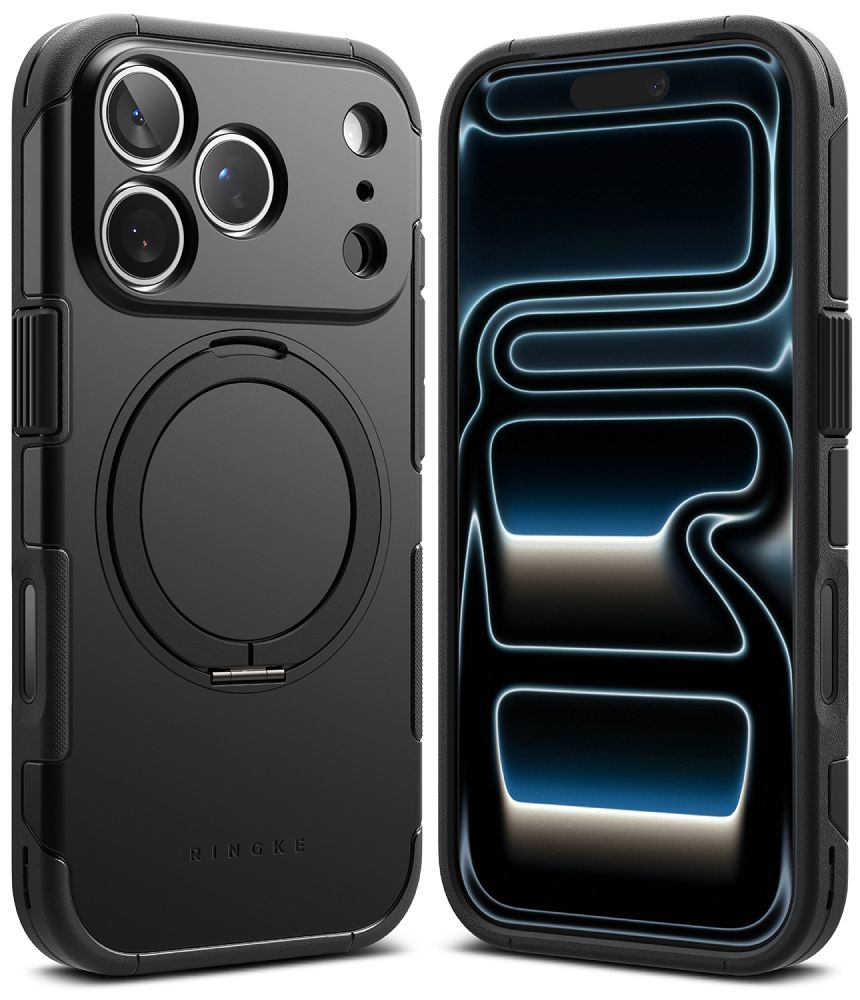 Ringke Alles MagSafe maciņš iPhone 18 Pro / 17 Pro, melns