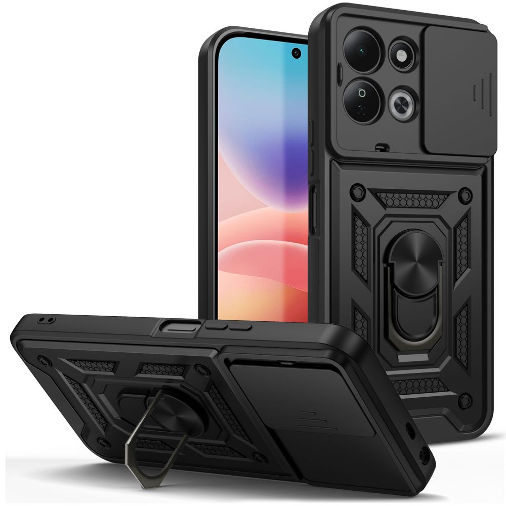 Tech-Protect CamShield Pro maciņš Xiaomi Redmi 17 4G / 5G, melns