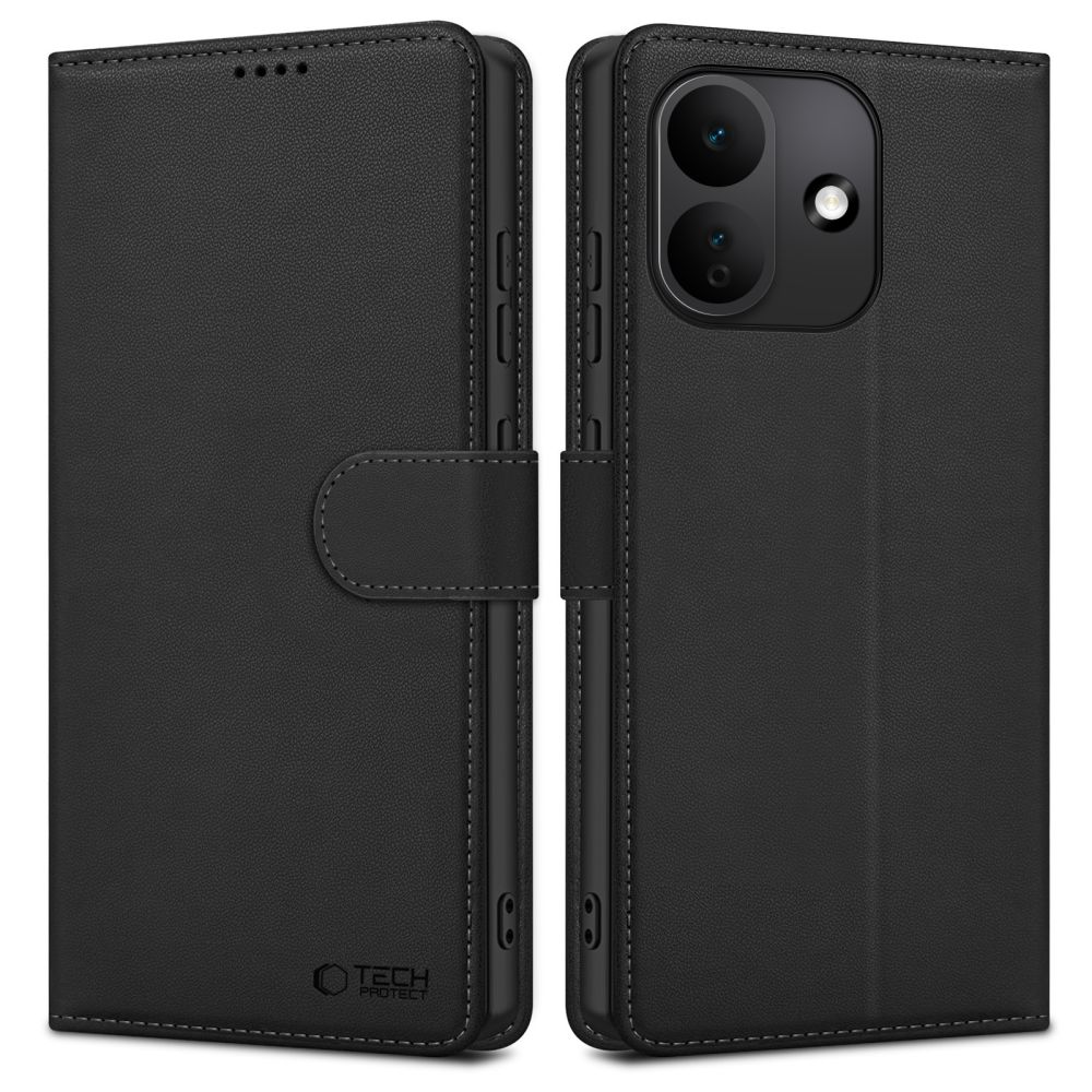 Tech-Protect Wallet Case for Xiaomi Redmi Note 17 Pro 5G - Matte Black