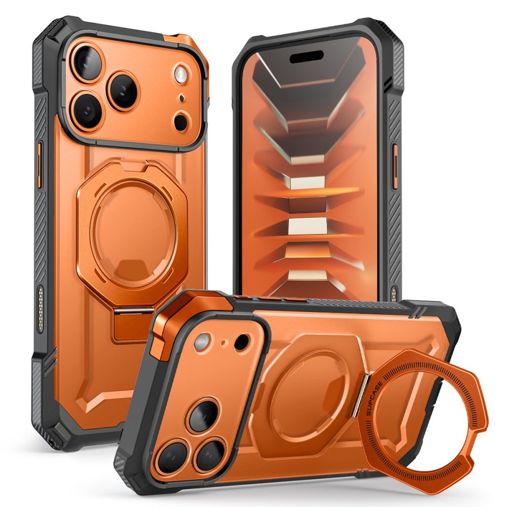 Supcase UB Grip Mag MagSafe vāciņš iPhone 18 Pro Max / 17 Pro Max – oranžs
