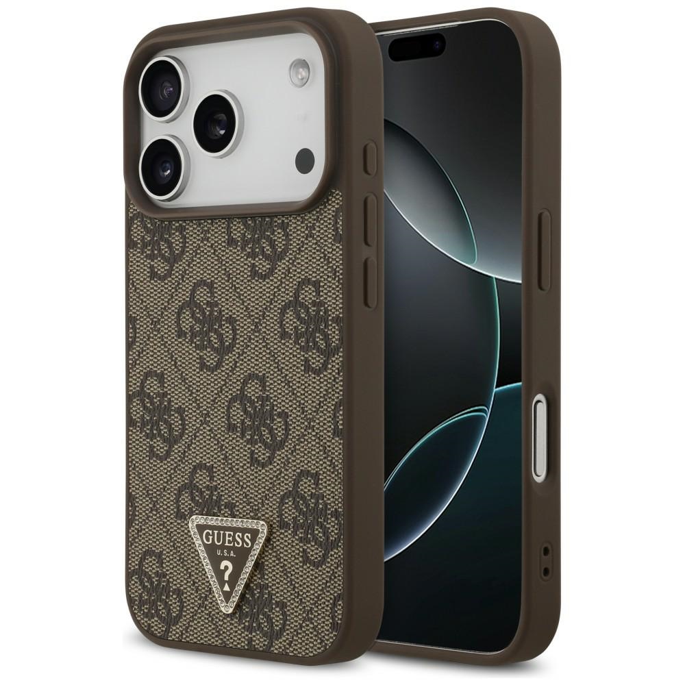 Guess Leather 4G Triangle Strass MagSafe
