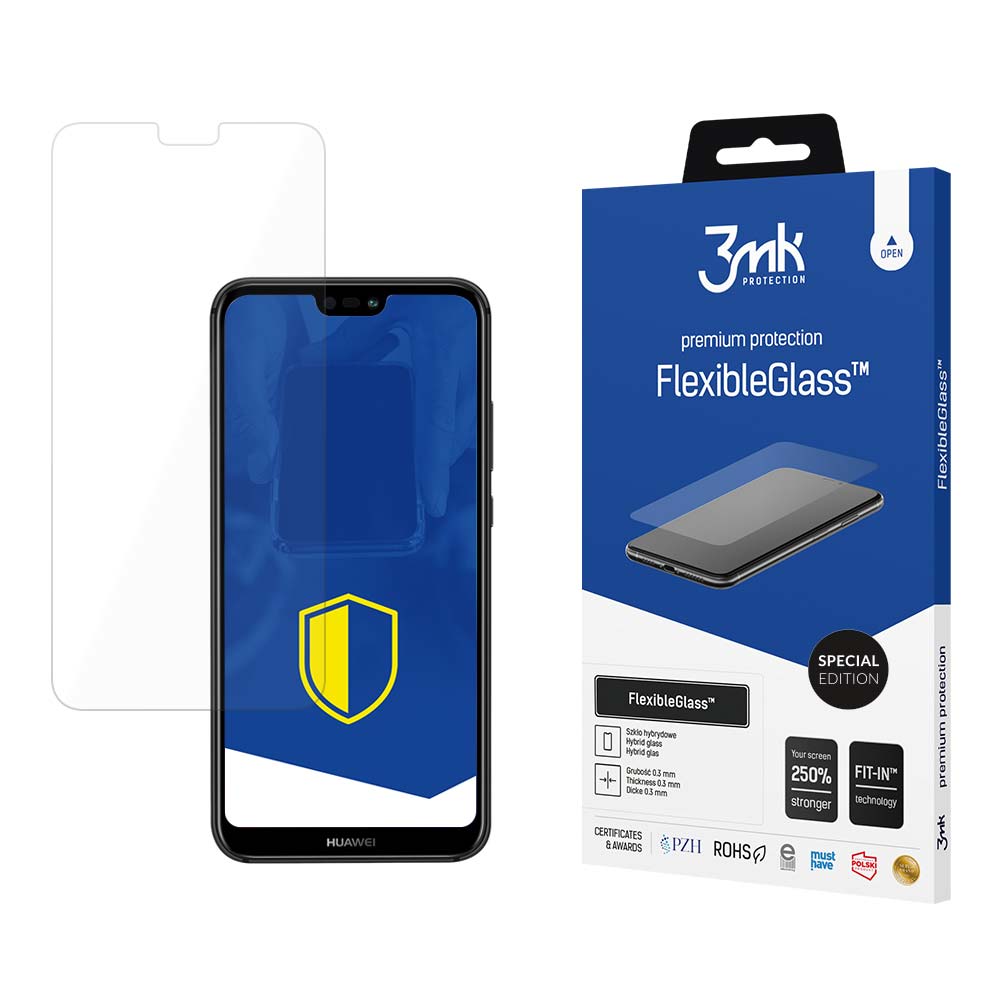 3mk FlexibleGlass Special Edition – tālruņa ekrāna aizsargs modelim Huawei P20 Lite