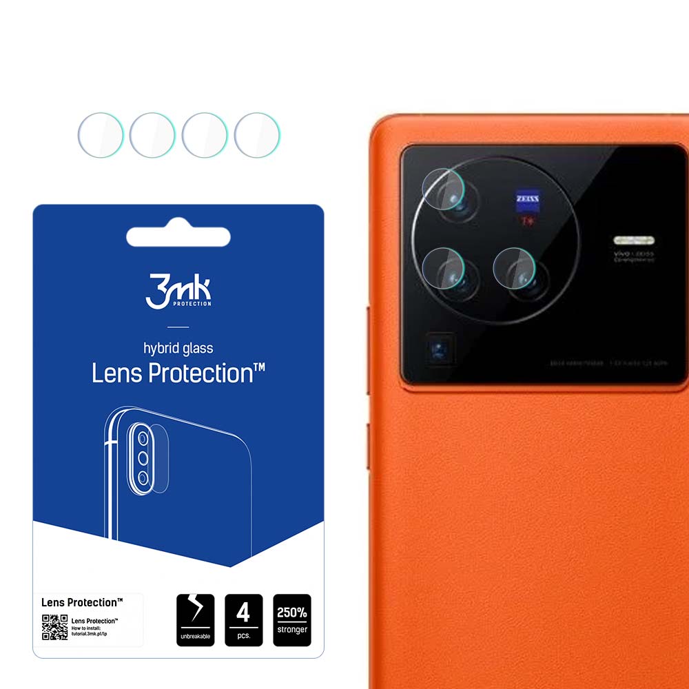 3mk Lens Protection – kameras objektīva aizsargs modelim Vivo X80 Pro