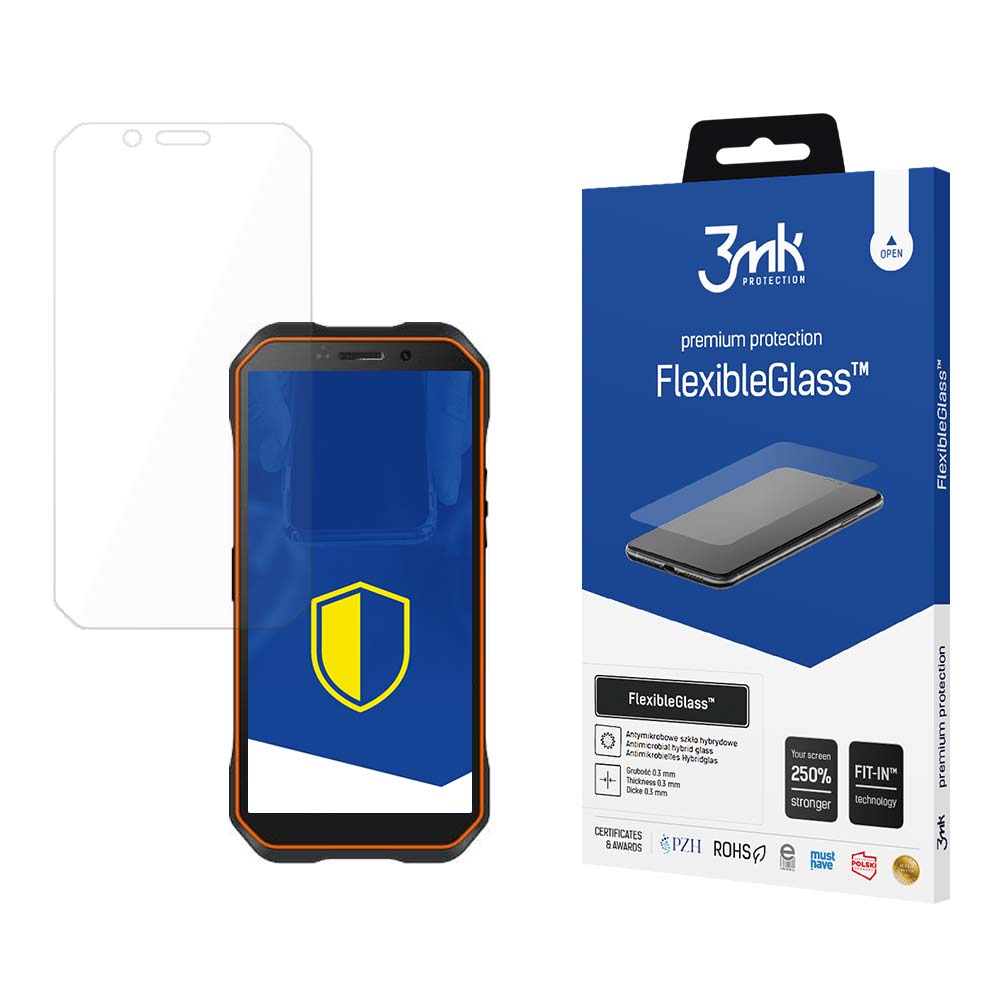 3mk FlexibleGlass – tālruņa ekrāna aizsargs modelim Doogee S51