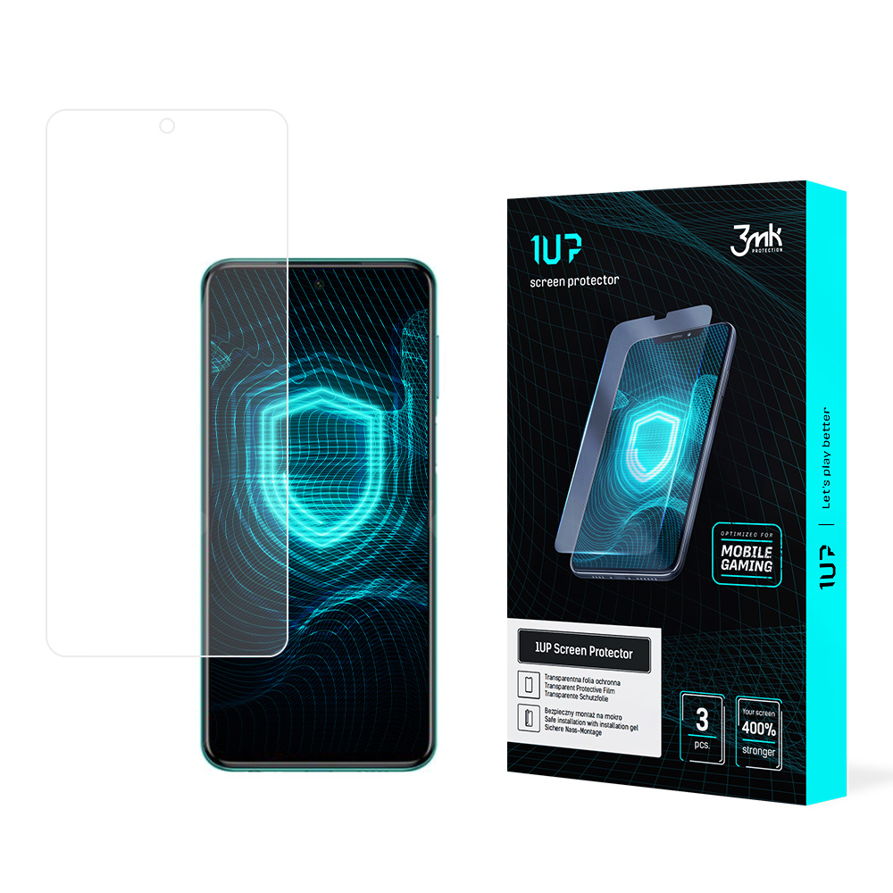 3mk 1UP – tālruņa ekrāna aizsargs modelim Xiaomi Redmi Note 9S