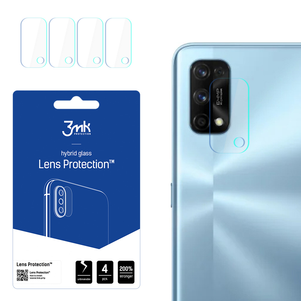3mk Lens Protection – kameras objektīva aizsargs modelim Realme 7 Pro