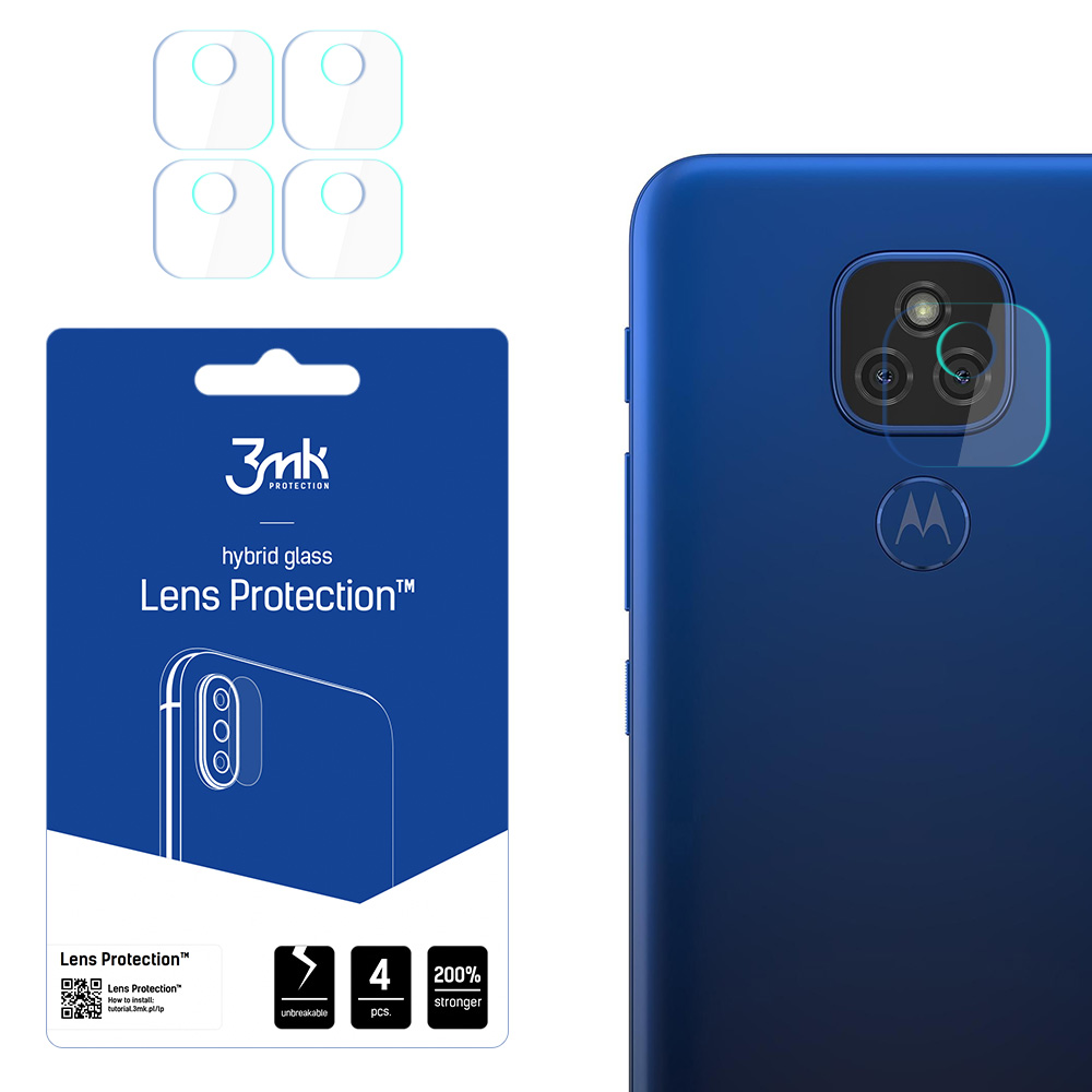 3mk Lens Protection – kameras objektīva aizsargs modelim Motorola Moto E7 Plus