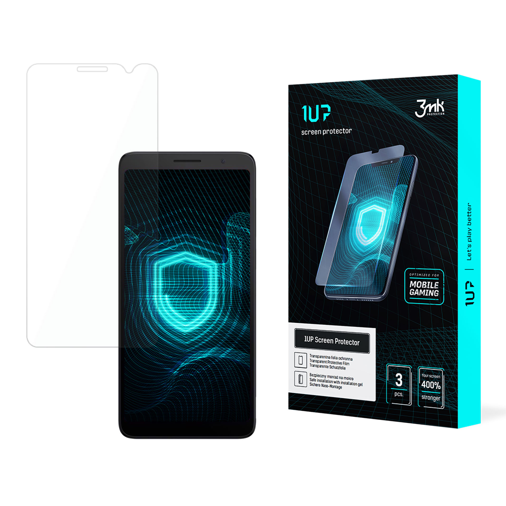 3mk 1UP – tālruņa ekrāna aizsargs modelim TCL 501