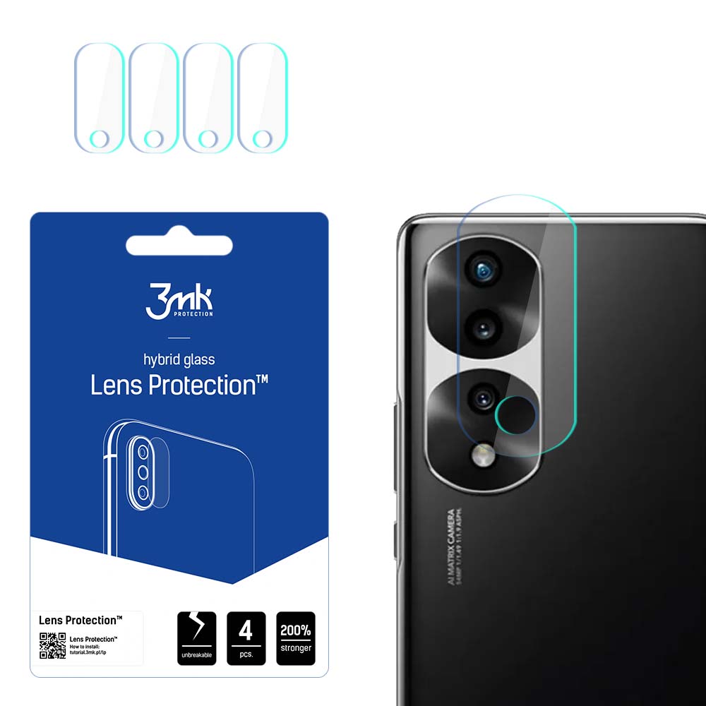 3mk Lens Protection – kameras objektīva aizsargs modelim Honor 70 Pro/Pro+
