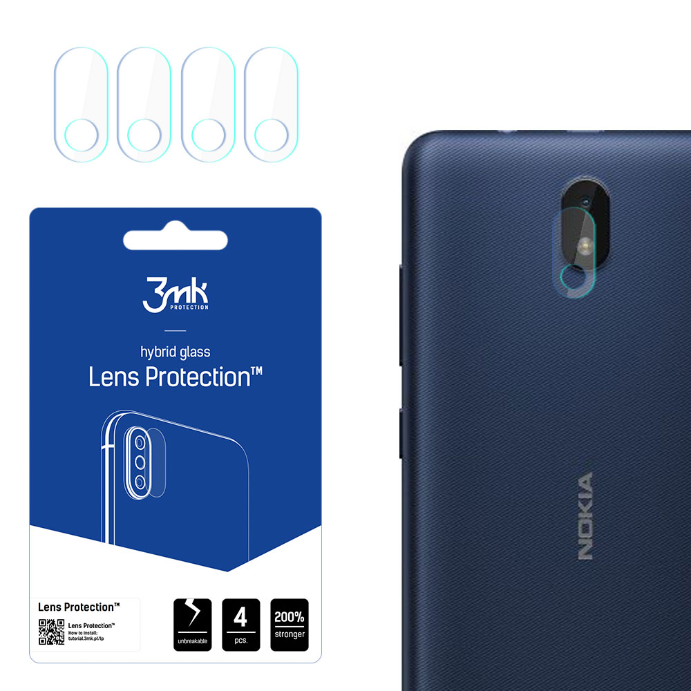 3mk Lens Protection – kameras objektīva aizsargs modelim Nokia C1 2nd Edition
