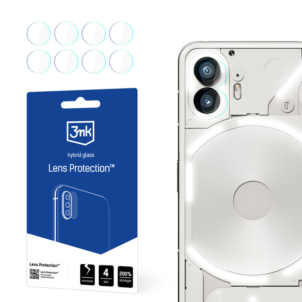 3mk Lens Protection – kameras objektīva aizsargs modelim Nothing Phone 2