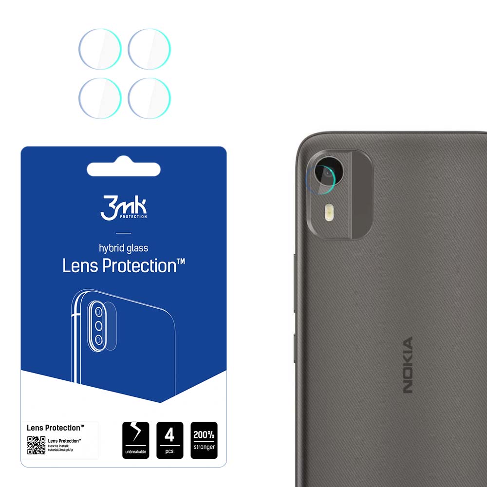 3mk Lens Protection – kameras objektīva aizsargs modelim Nokia C12