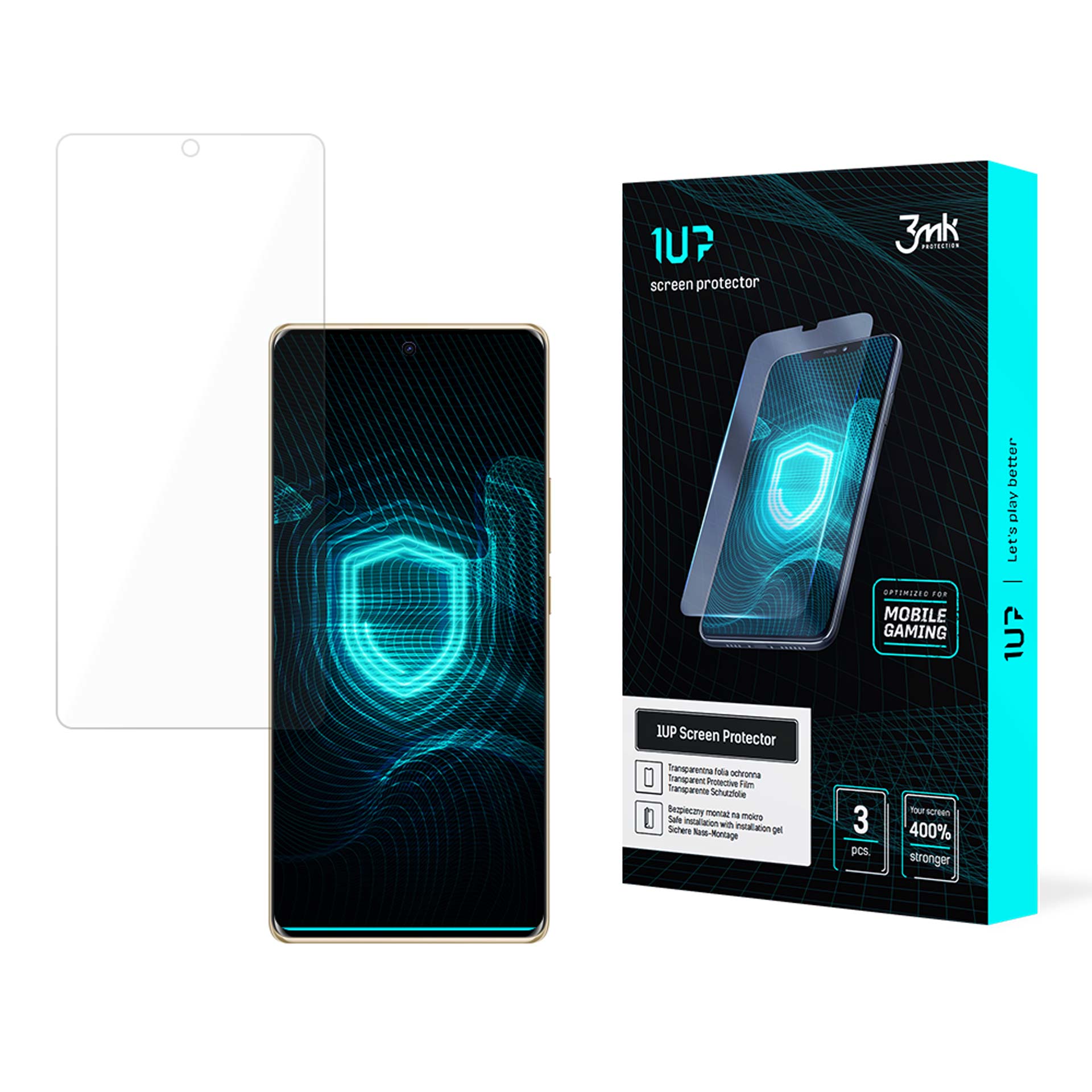 3mk 1UP – tālruņa ekrāna aizsargs modelim Infinix Note 40 Pro