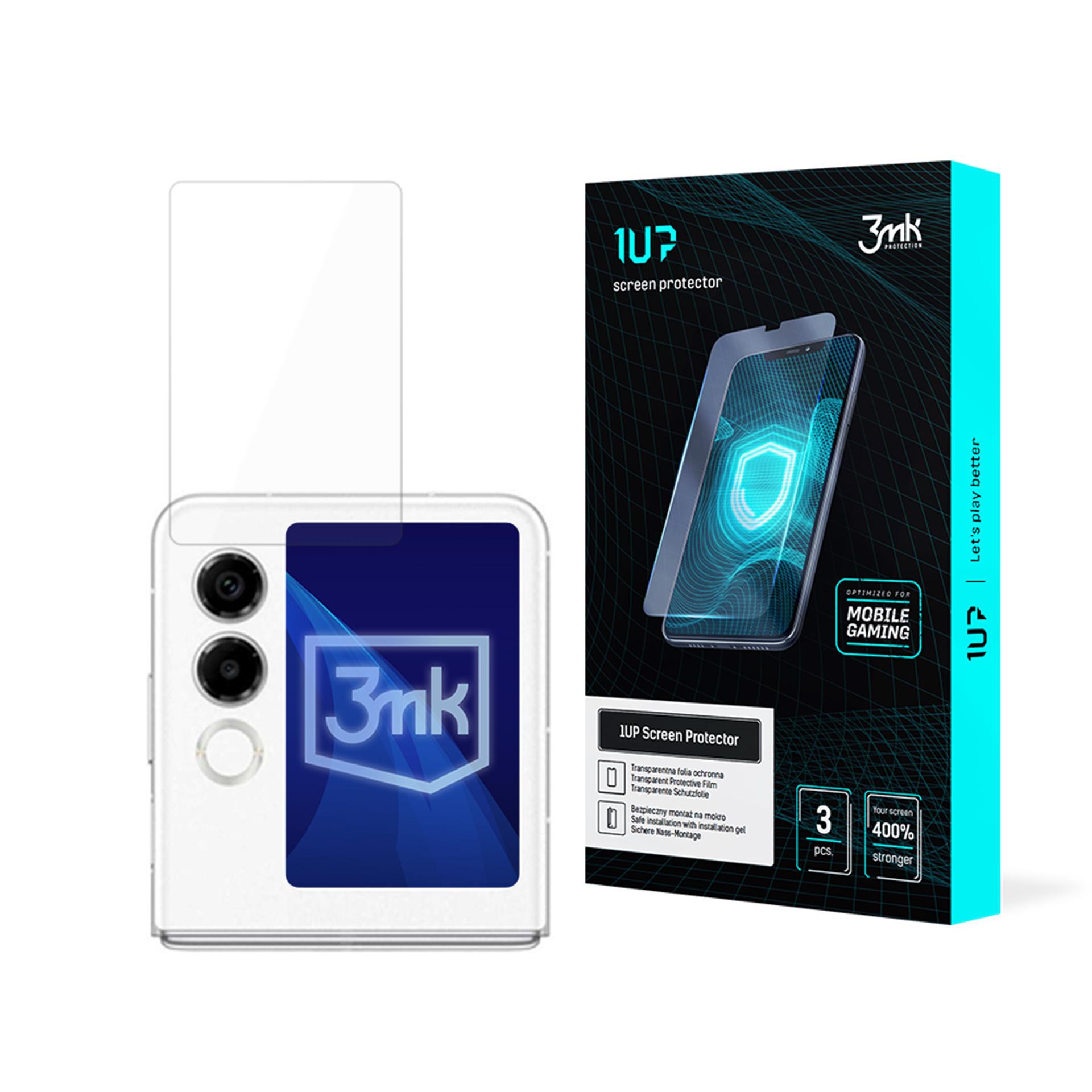 3mk 1UP – tālruņa ekrāna aizsargs modelim Nubia Flip 2 (front)