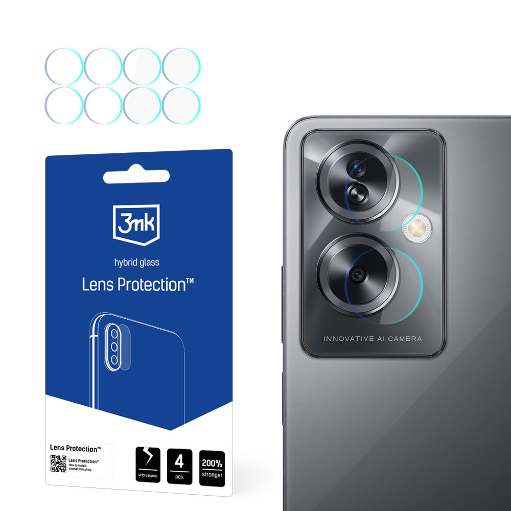 3mk Lens Protection – kameras objektīva aizsargs modelim Oppo A79 5G