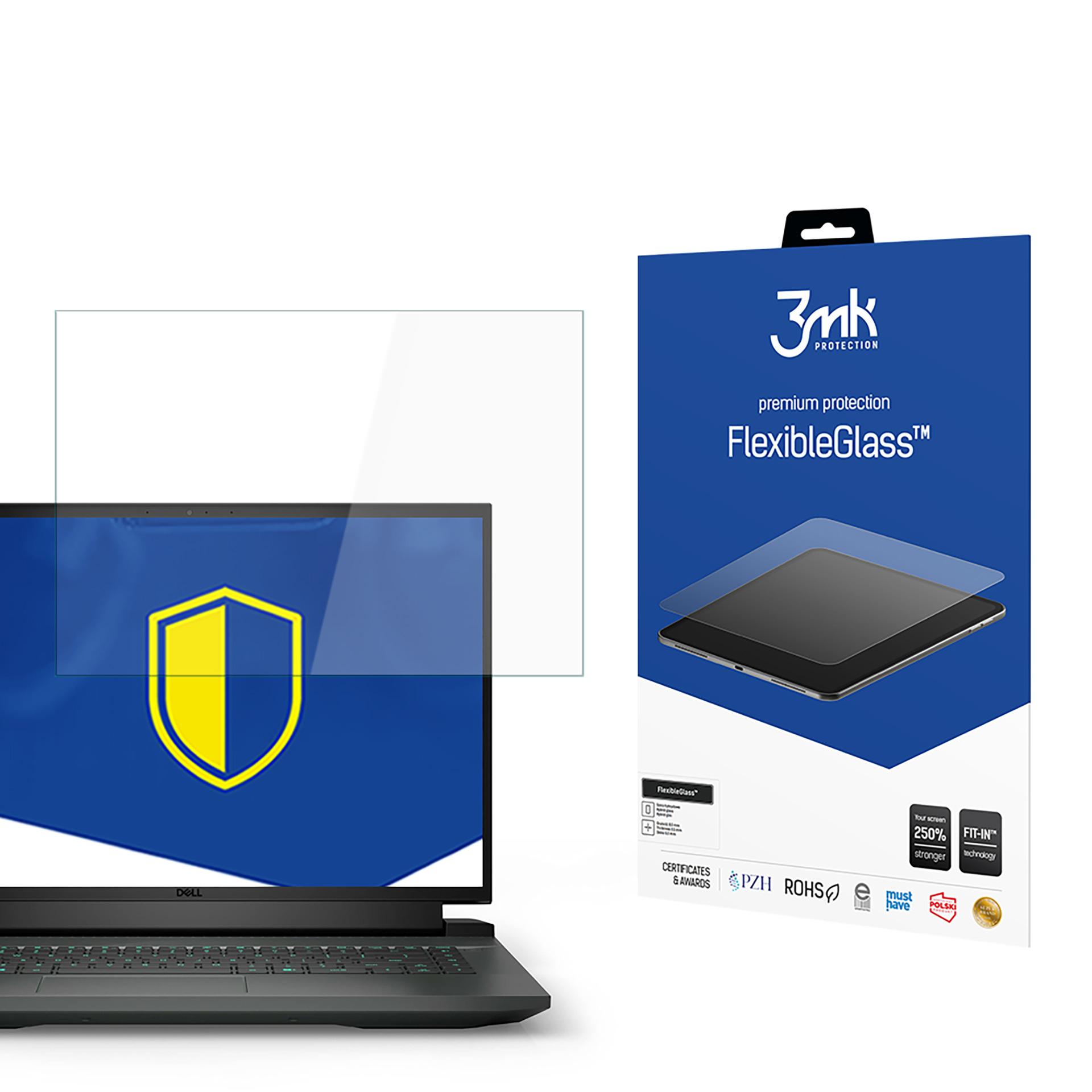 3mk FlexibleGlass (līdz 17") – datora ekrāna aizsargs modelim Dell G16