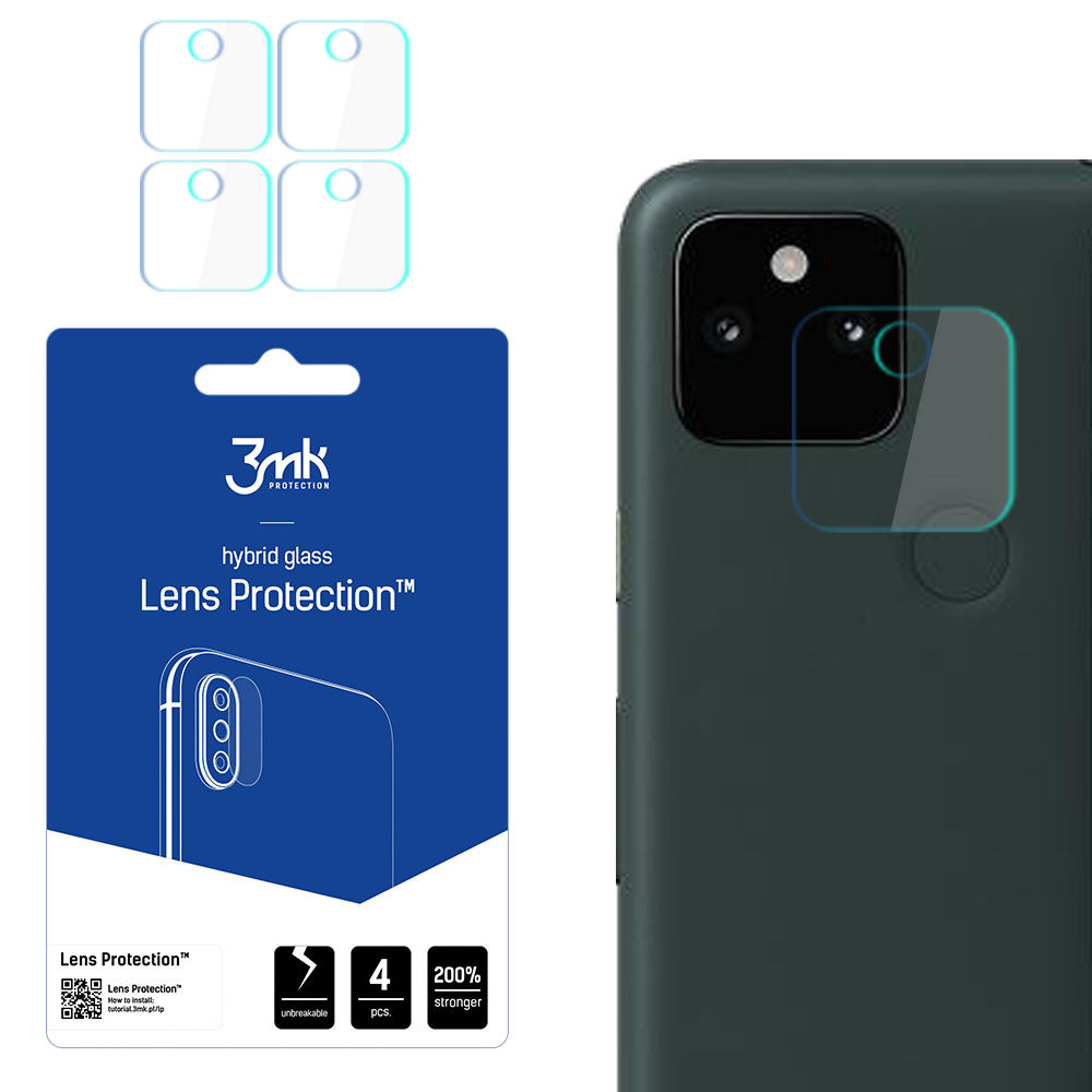 3mk Lens Protection – kameras objektīva aizsargs modelim Google Pixel 5A 5G
