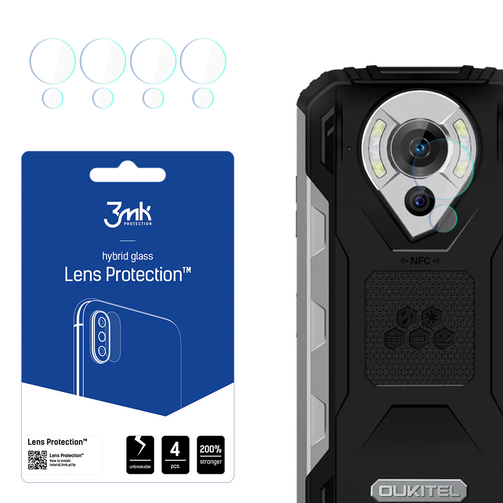 3mk Lens Protection – kameras objektīva aizsargs modelim Oukitel WP16
