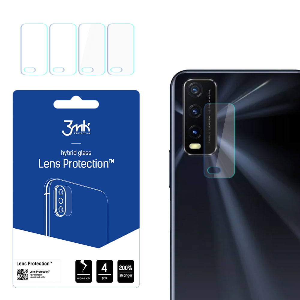 3mk Lens Protection – kameras objektīva aizsargs modelim Vivo Y20s