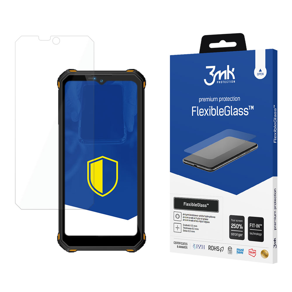 3mk FlexibleGlass – tālruņa ekrāna aizsargs modelim Oukitel WP15