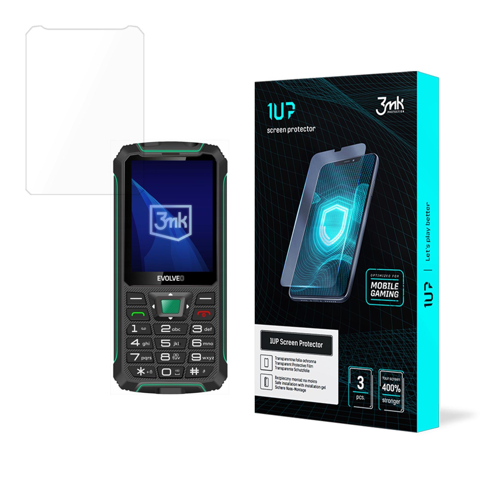 3mk 1UP – tālruņa ekrāna aizsargs modelim Evolveo StrongPhone W4