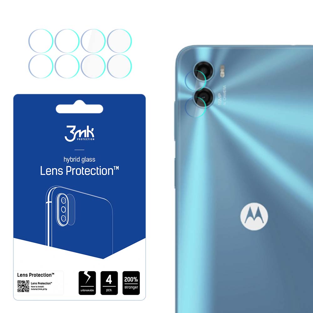 3mk Lens Protection – kameras objektīva aizsargs modelim Motorola Moto E22s