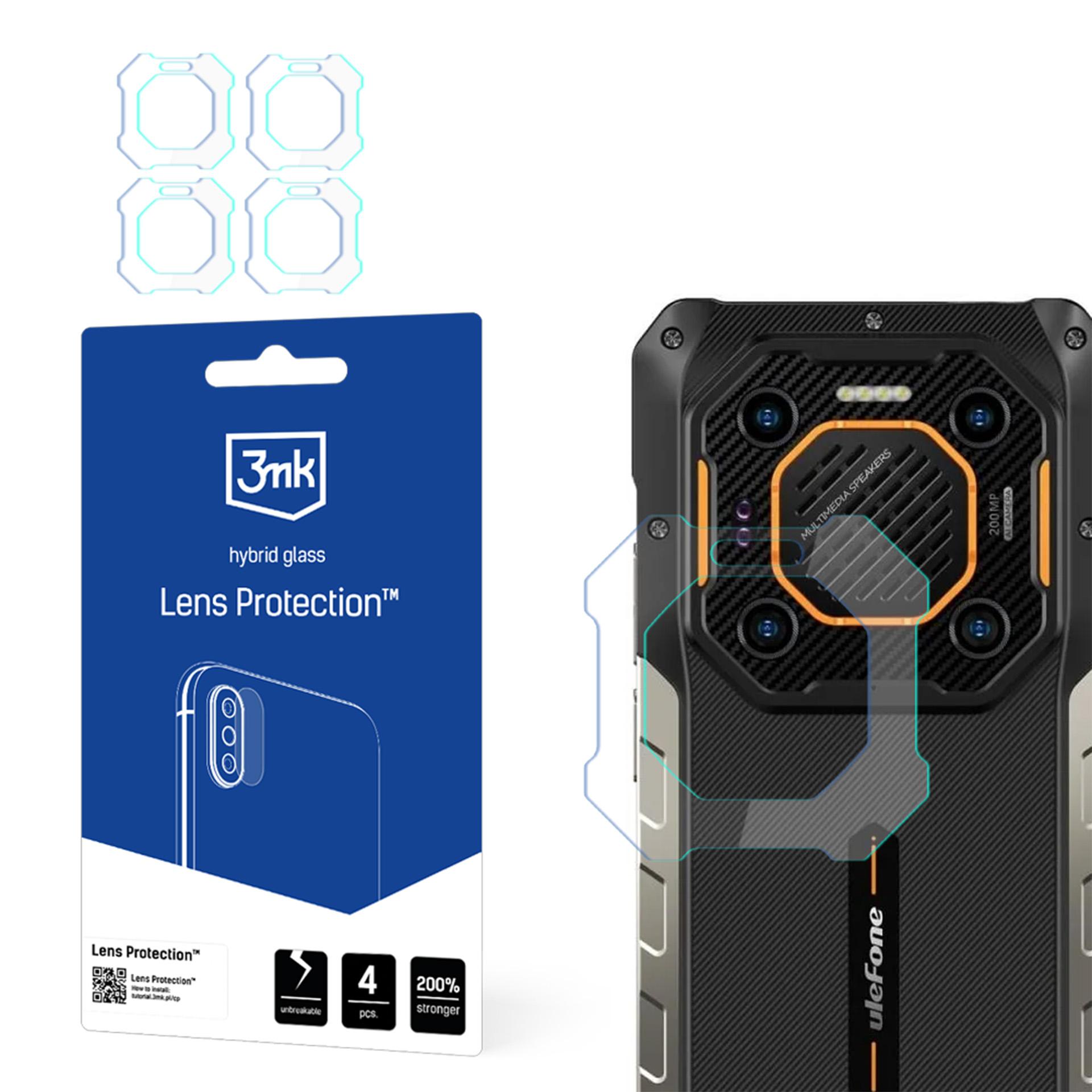 3mk Lens Protection – kameras objektīva aizsargs modelim Ulefone Armor 26 Ultra