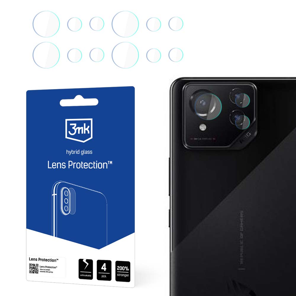 3mk Lens Protection – kameras objektīva aizsargs modelim Asus ROG Phone 8/8 Pro