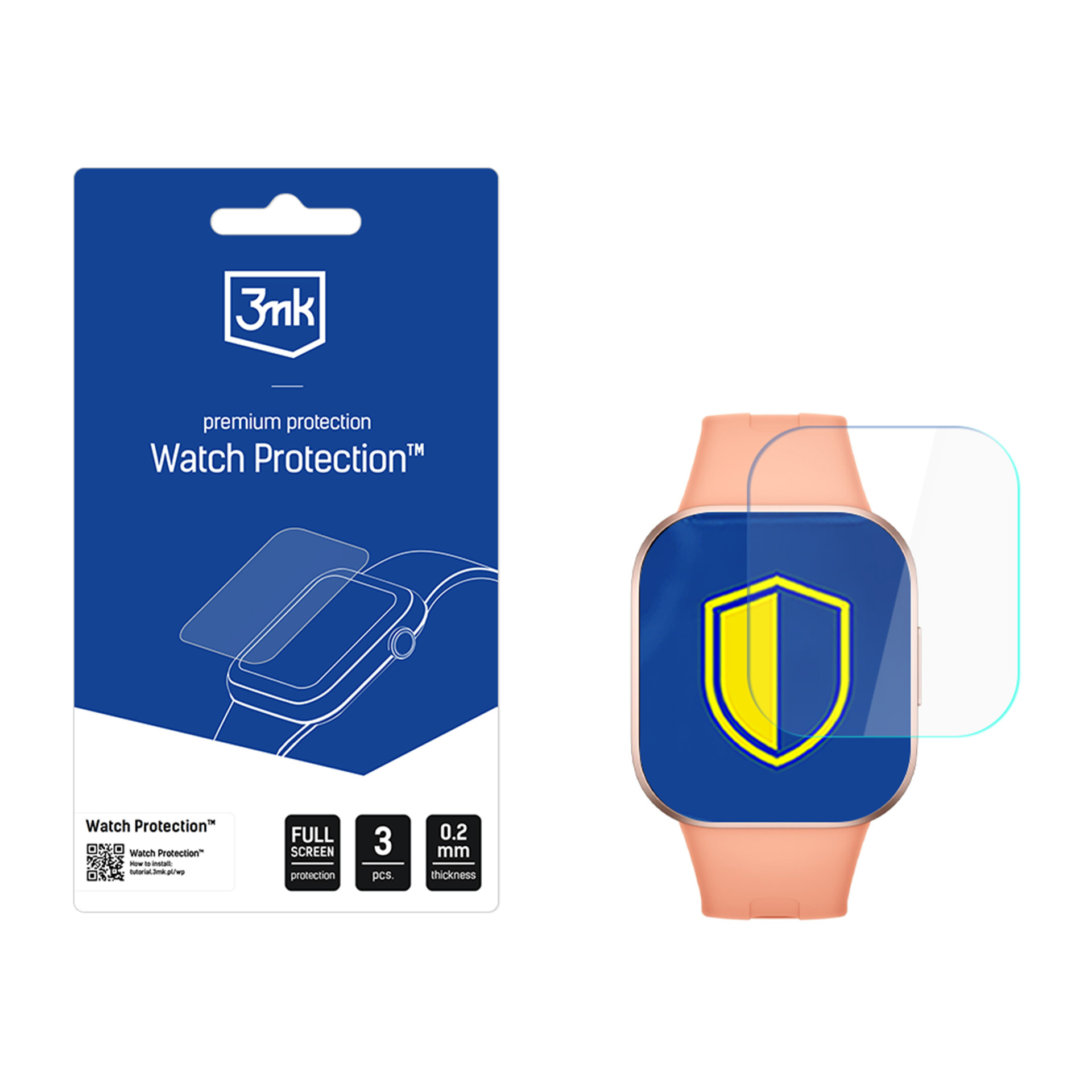 3mk Watch Protection ARC – viedpulksteņa ekrāna aizsargs modelim Redmi Watch 6 Active