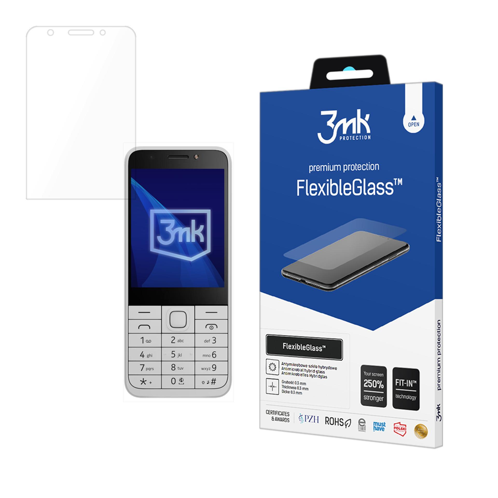 3mk FlexibleGlass – tālruņa ekrāna aizsargs modelim Nokia 230 DualSim 2024
