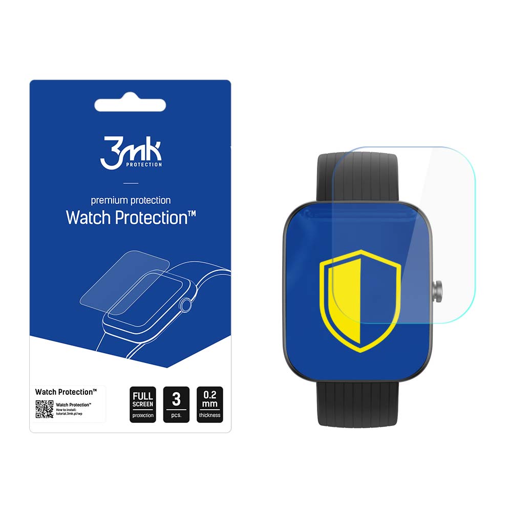 3mk Watch Protection ARC – viedpulksteņa ekrāna aizsargs modelim Amazfit Bip 3/3 Pro