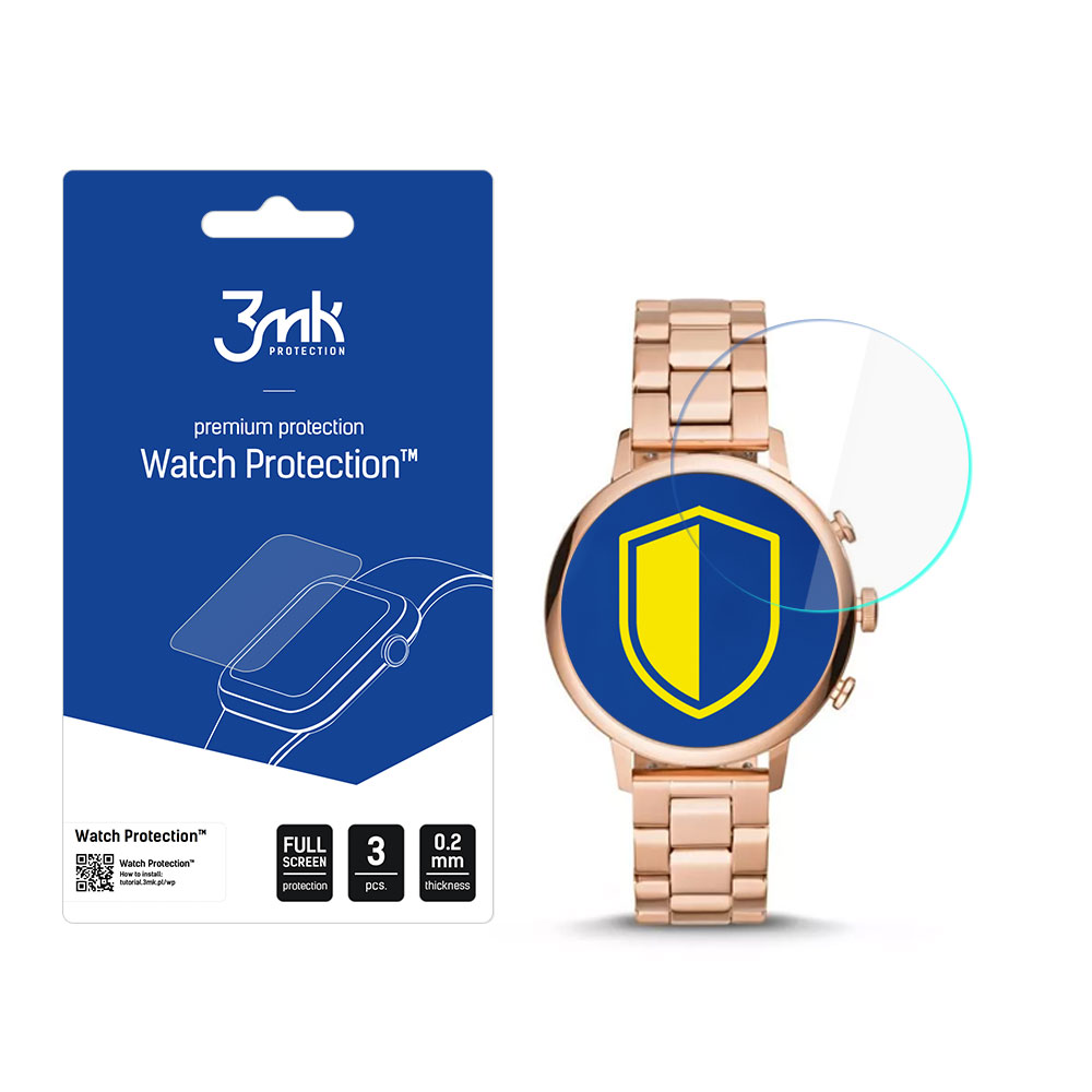 3mk Watch Protection FlexibleGlass – viedpulksteņa ekrāna aizsargs modelim Fossil Q Venture HR Gen 4