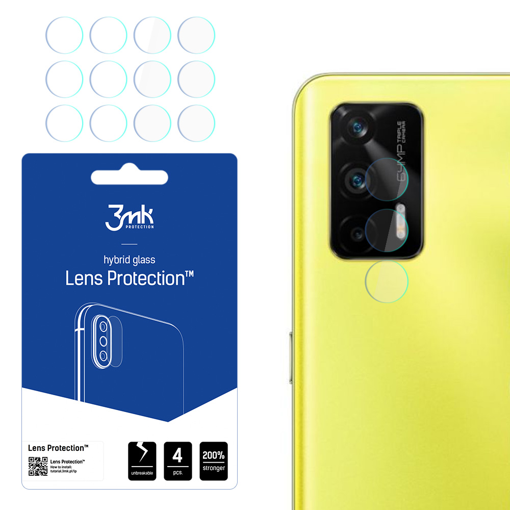 3mk Lens Protection – kameras objektīva aizsargs modelim Realme Q3 Pro Special 5G