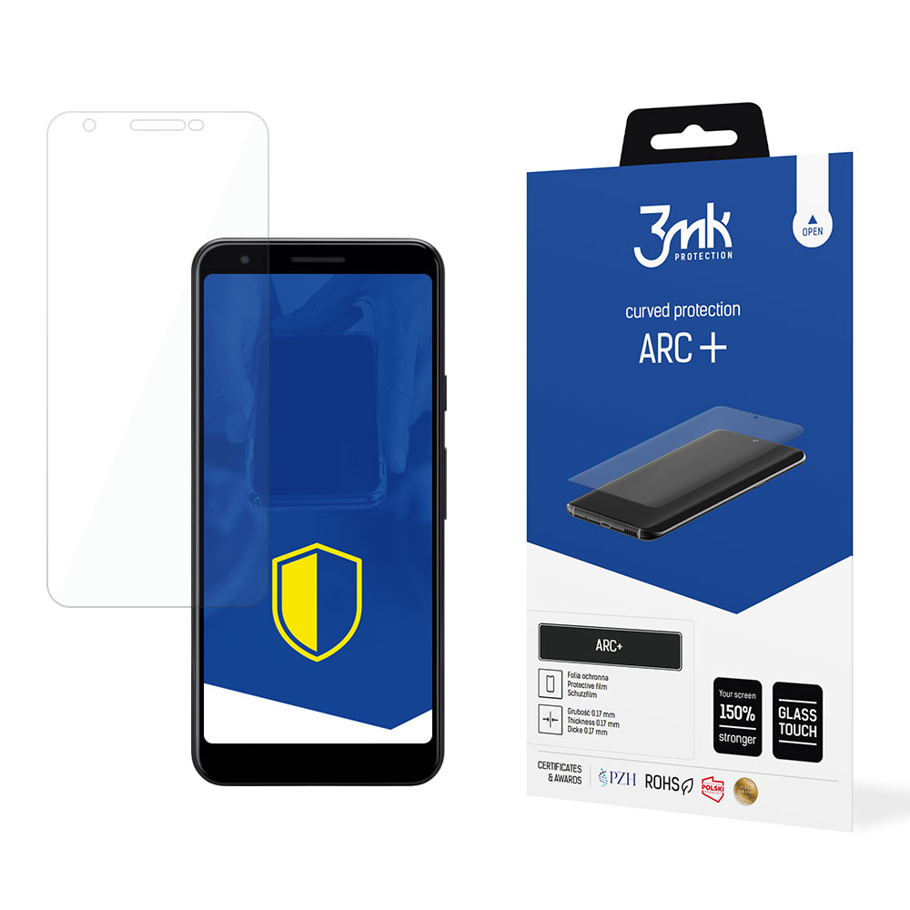 3mk ARC+ – tālruņa ekrāna aizsargs modelim Google Pixel 3a
