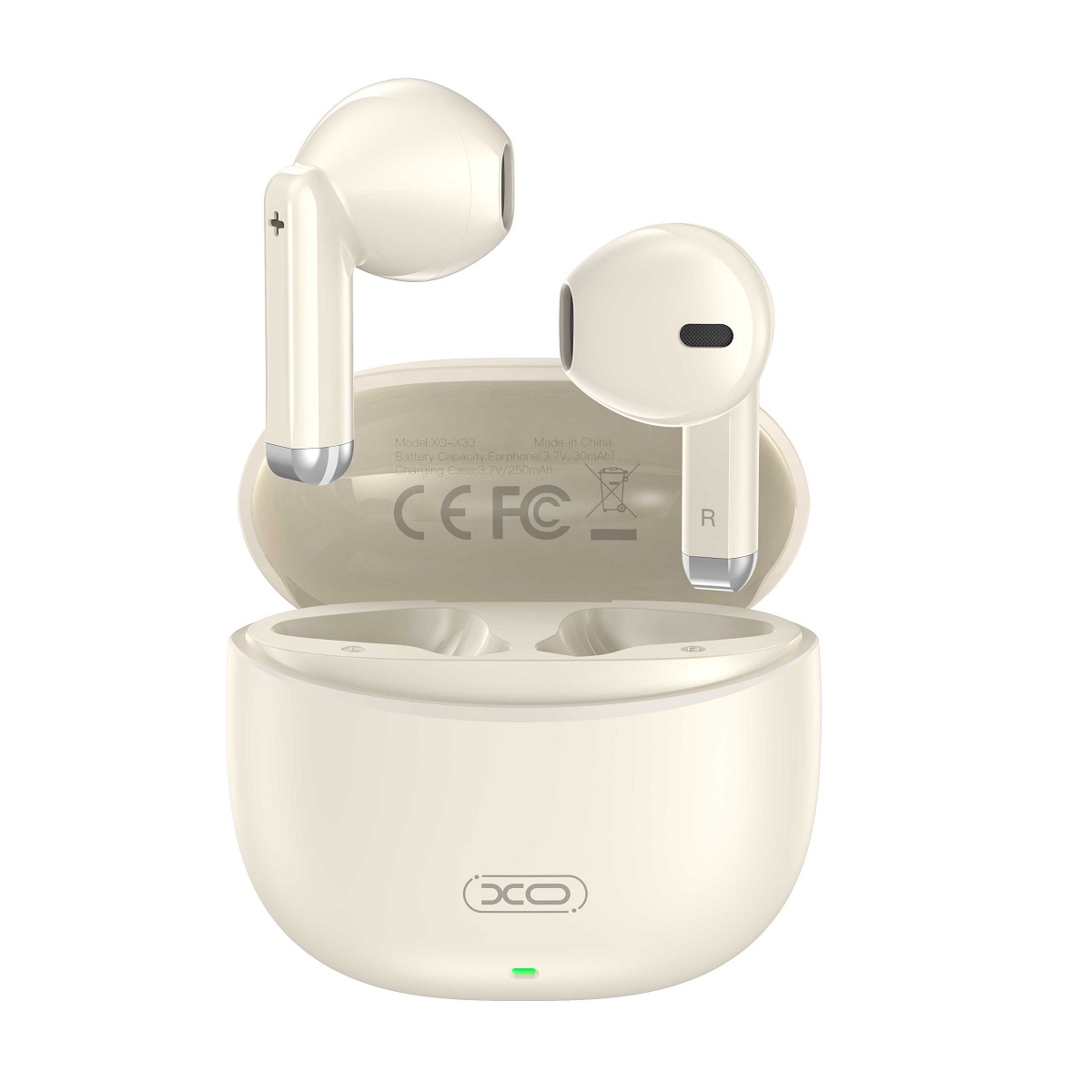 XO Bluetooth TWS austiņas X33, bēšas