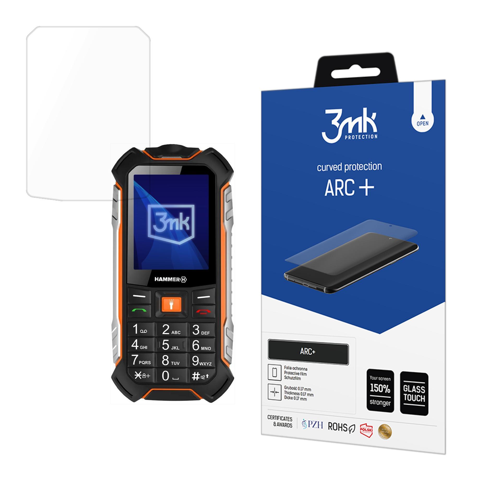 3mk ARC+ – tālruņa ekrāna aizsargs modelim MyPhone Hammer Boost