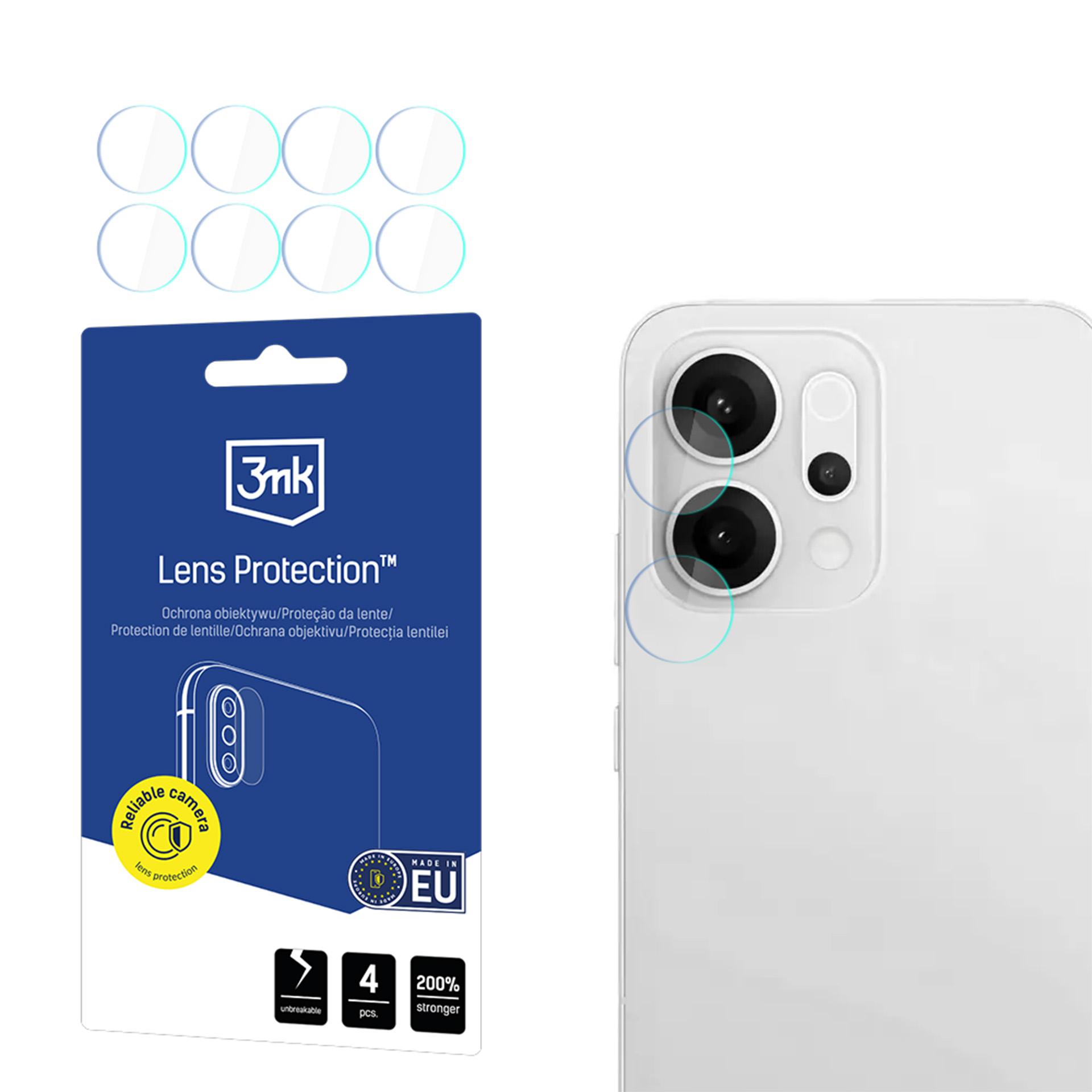 3mk Lēcu aizsardzība Hibrīdais stikls kameras lēcai Oppo Reno 14