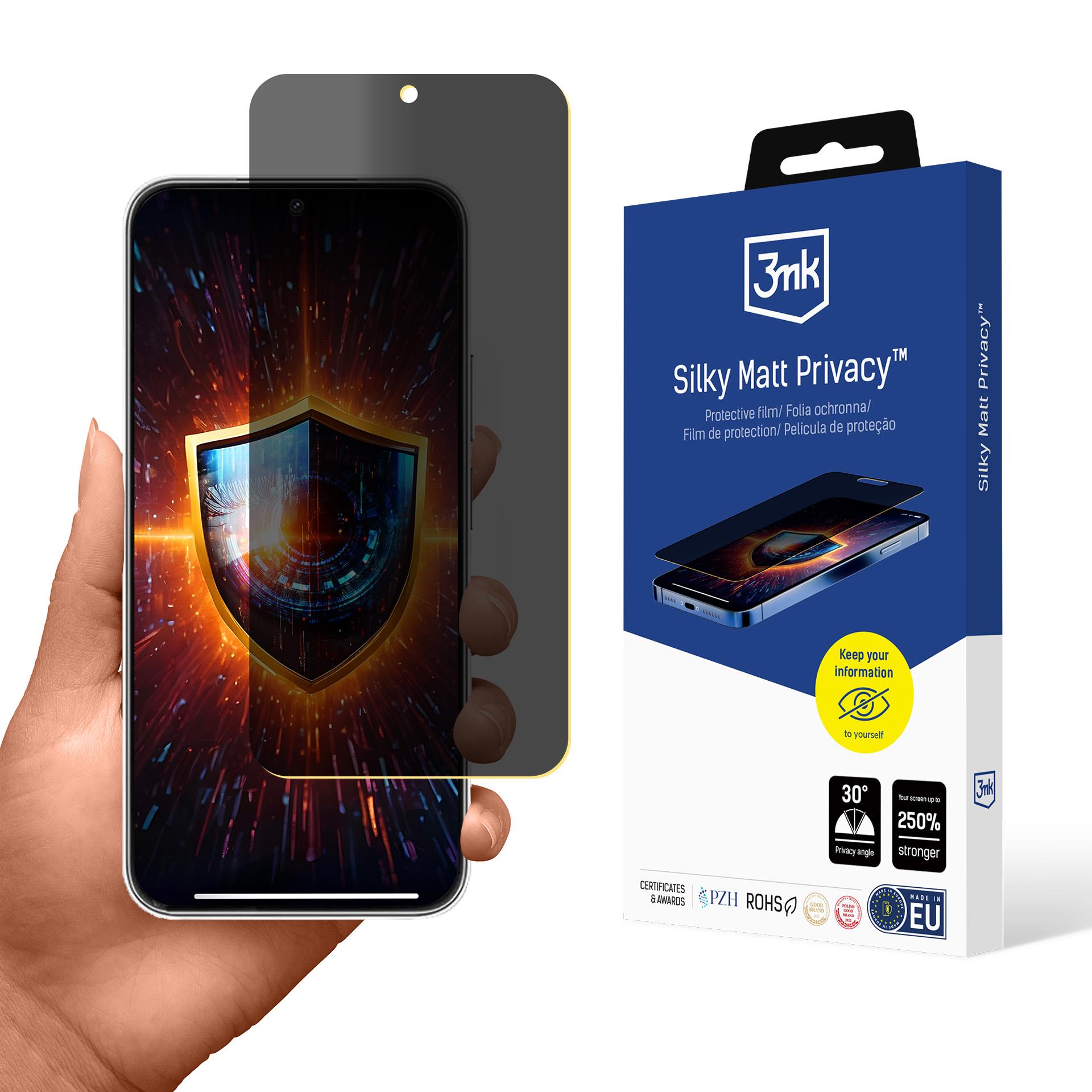 3mk Silky Matt Privacy – privātuma ekrāna aizsargs modelim Huawei Nova 14