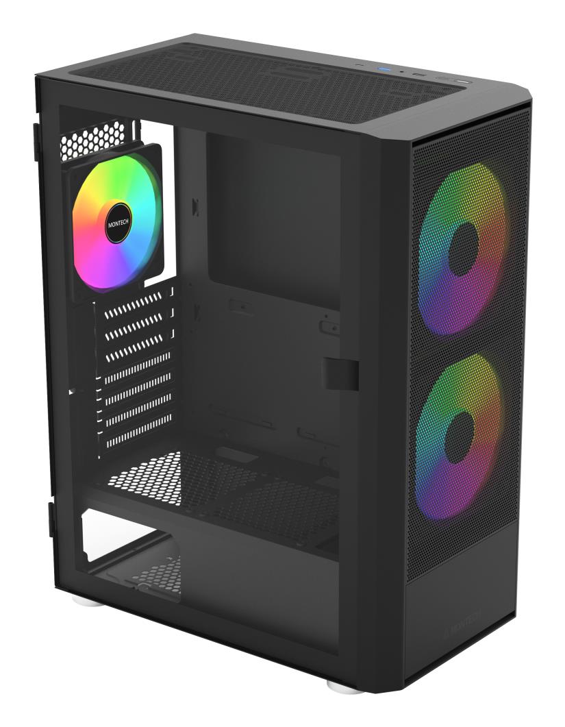 MONTECH ATX/micro ATX/Mini-ITX Black Midi Tower PC ?????? MONTECH X2 PLUS (B) X2PLUS(B) (Case)