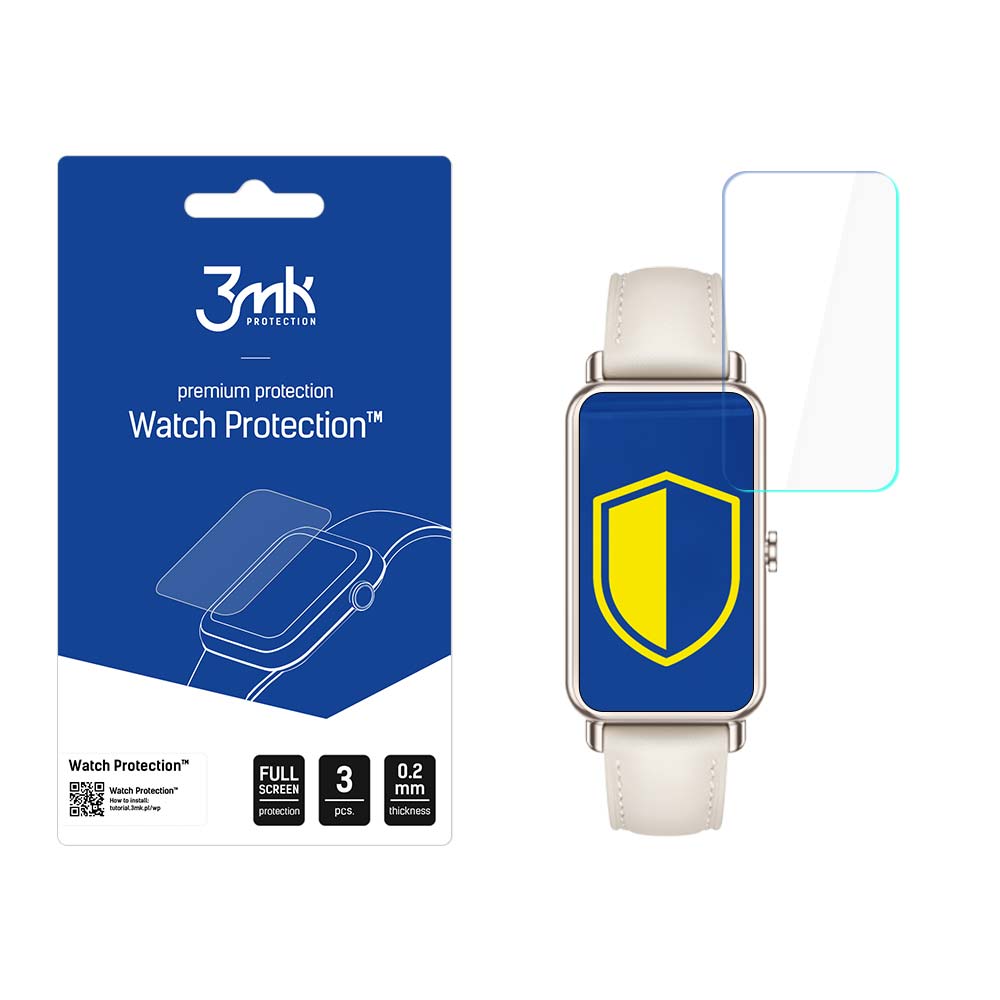 3mk Watch Protection ARC – viedpulksteņa ekrāna aizsargs modelim Huawei Watch Fit Mini