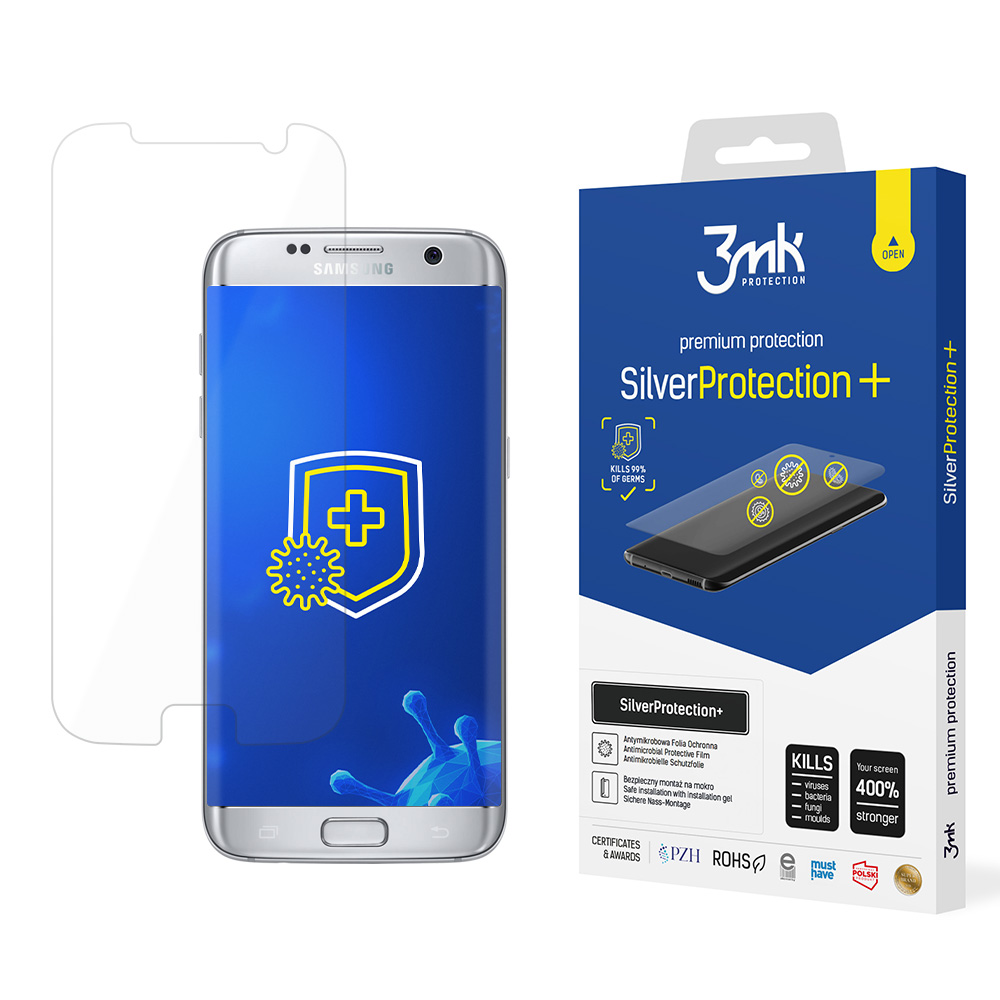 3mk SilverProtection+ – tālruņa ekrāna aizsargs modelim Samsung Galaxy S7 Edge