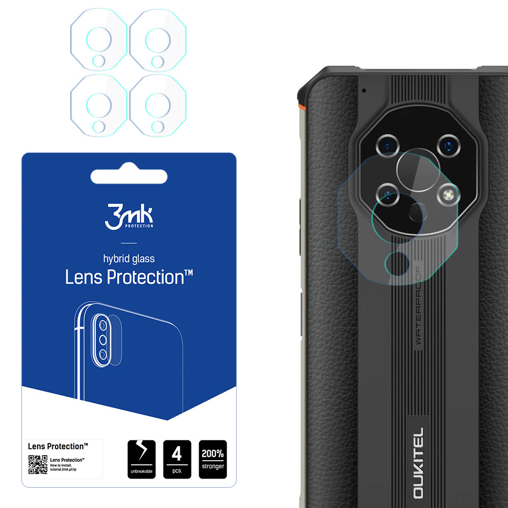 3mk Lens Protection – kameras objektīva aizsargs modelim Oukitel WP13