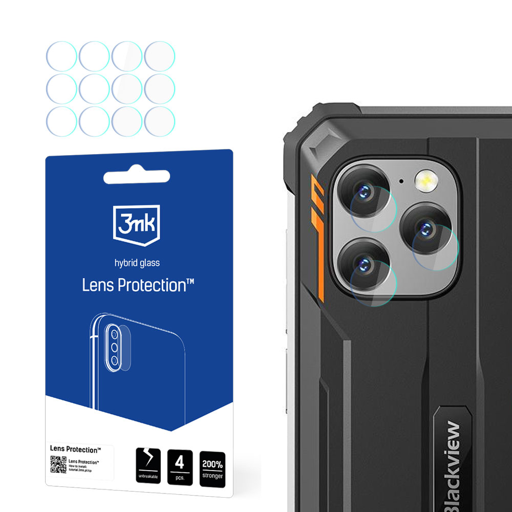 3mk Lens Protection – kameras objektīva aizsargs modelim Blackview BV8900 Pro
