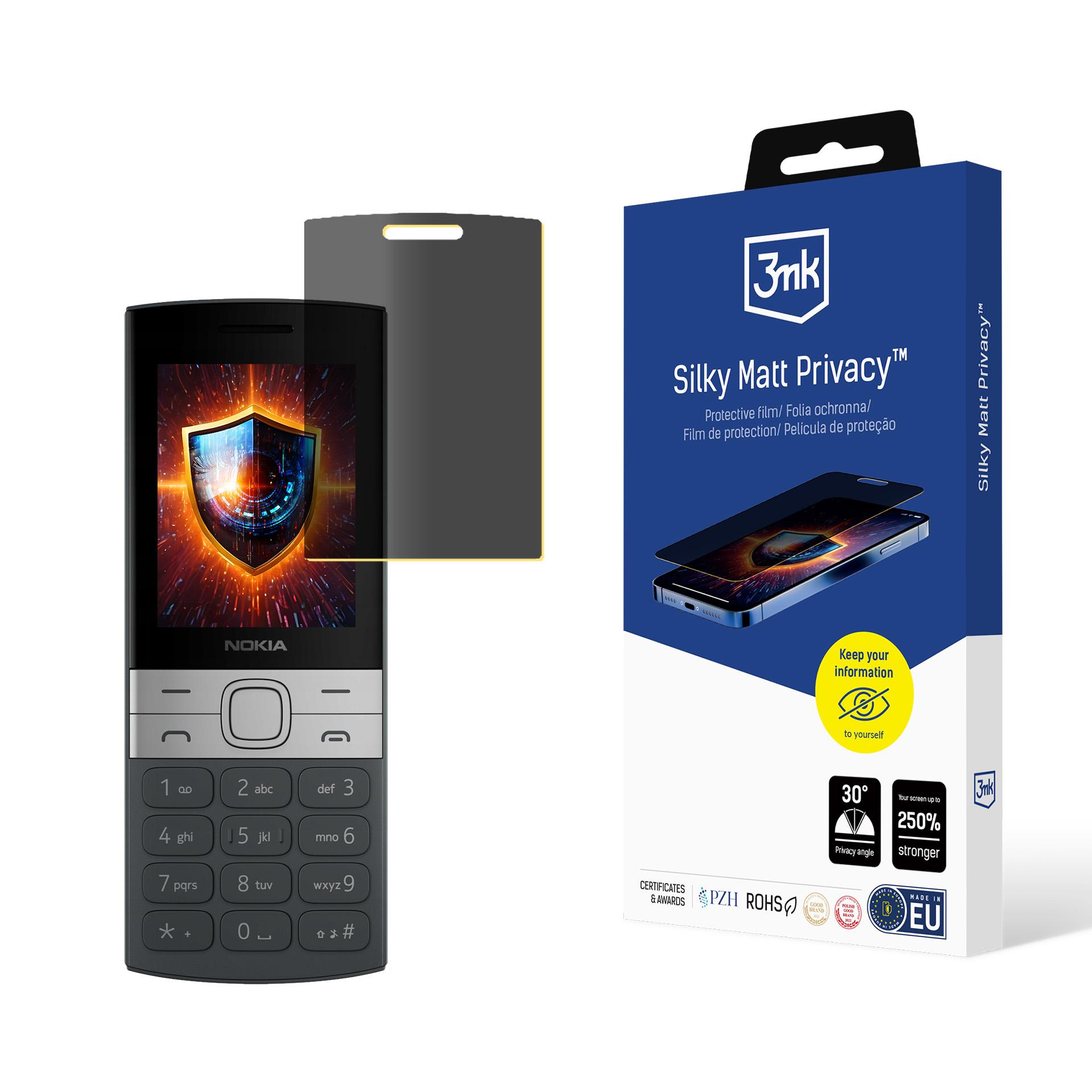 3mk Silky Matt Privacy – privātuma ekrāna aizsargs modelim Nokia 150 2023